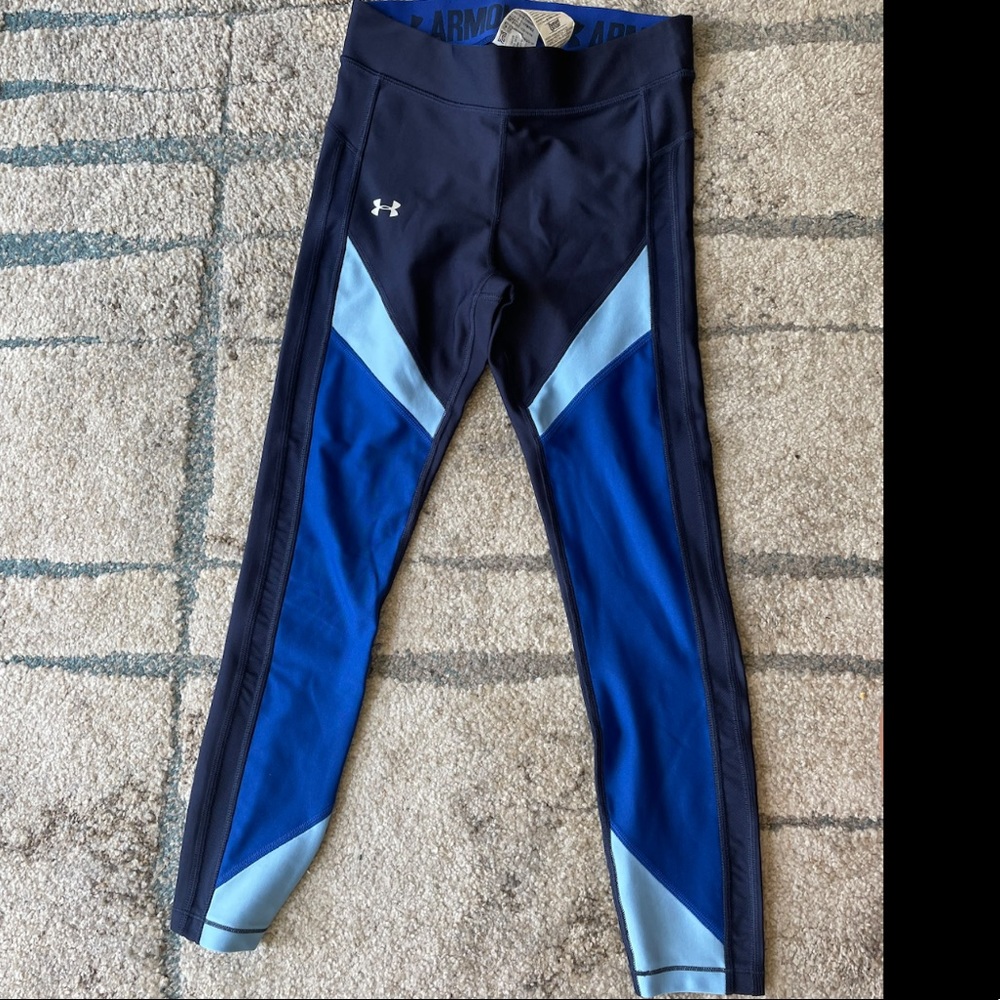 Under armour navy blue leggings